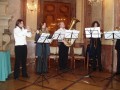 V úvodu slavnostního setkání a v jeho závěru vystoupil žesťový kvartet žáků Gymnázia Jana Nerudy.