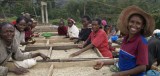 Sušení kávových zrn v Etiopii