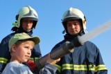Bambiriáda 2009 Brno - u hasičů si mohl každý vyzkoušet své schopnosti