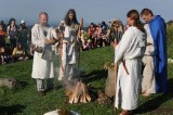 Keltský festival Lughnasad 2010 v Nasavrkách - obřad k zajištění úrody, hojnosti a plodnosti