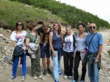 Hodina H na školení o přímé demokracii v mládežnických aktivitách v Bulharsku - turistika v pohoří Rila