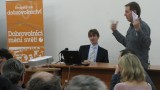 Bilanci Evropského roku dobrovolnictví zahájil Mgr. Michal Urban, ředitel odboru mládeže MŠMT (vlevo)